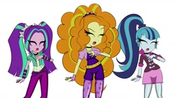 Size: 1500x844 | Tagged: artist needed, safe, adagio dazzle, aria blaze, sonata dusk, equestria girls, in progress?, incomplete, meh