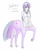 Size: 796x1000 | Tagged: safe, artist:jonfawkes, derpibooru import, twilight sparkle, centaur, 30 minute art challenge, blushing, clothes, cute, elf ears, looking at you, raised hoof, shirt, simple background, white background