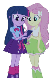 Size: 641x941 | Tagged: safe, artist:abtoons, derpibooru import, edit, screencap, fluttershy, twilight sparkle, twilight sparkle (alicorn), alicorn, equestria girls, perfect day for fun, rainbow rocks, boots, cropped, high heel boots, iphone