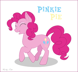 Size: 1114x1034 | Tagged: safe, artist:faunafay, pinkie pie, earth pony, pony, grin, smiling, solo