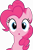 Size: 6073x9132 | Tagged: safe, artist:twls7551, pinkie pie, earth pony, pony, absurd resolution, looking at you, simple background, solo, transparent background, vector