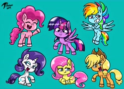 Size: 12284x8818 | Tagged: safe, artist:brekrofmadness, derpibooru import, applejack, fluttershy, pinkie pie, rainbow dash, rarity, twilight sparkle, twilight sparkle (alicorn), alicorn, earth pony, pegasus, pony, unicorn, my little pony: pony life, absurd resolution, mane six