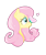 Size: 1024x1217 | Tagged: safe, artist:xxthatsmytypexx, fluttershy, butterfly, pegasus, pony, bust, cute, insect on nose, open mouth, portrait, profile, shyabetes, simple background, solo, transparent background