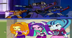 Size: 1018x544 | Tagged: safe, adagio dazzle, aria blaze, sonata dusk, equestria girls, rainbow rocks, comparison, needs more jpeg, seekers, the dazzlings, transformers, wrong aspect ratio