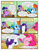 Size: 612x792 | Tagged: safe, artist:newbiespud, derpibooru import, edit, edited screencap, screencap, pinkie pie, rainbow dash, rarity, twilight sparkle, unicorn twilight, earth pony, pegasus, pony, unicorn, comic:friendship is dragons, the last roundup, angry, annoyed, carriage, comic, desert, dialogue, eyes closed, female, frown, grin, injured, mare, messy mane, running, screencap comic, smiling