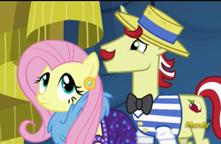 Size: 1103x718 | Tagged: safe, screencap, flam, fluttershy, pegasus, pony, viva las pegasus