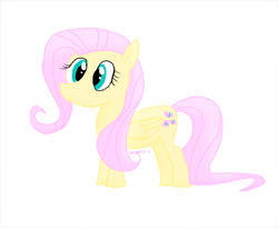 Size: 1320x1080 | Tagged: safe, artist:coolpurpledudette, fluttershy, pegasus, pony, female, mare, newbie artist training grounds, solo