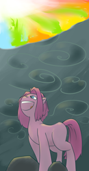 Size: 1000x1925 | Tagged: safe, artist:foxwhee, pinkie pie, earth pony, pony, filly, pinkamena diane pie, solo