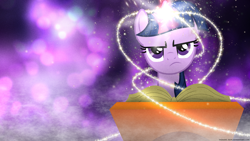 Size: 1920x1080 | Tagged: safe, artist:tadashi--kun, derpibooru import, edit, twilight sparkle, book, solo, wallpaper, wallpaper edit