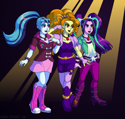 Size: 2767x2637 | Tagged: safe, artist:erinptah, adagio dazzle, aria blaze, sonata dusk, equestria girls, clothes, the dazzlings