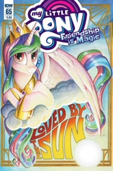 Size: 1054x1600 | Tagged: safe, artist:andypriceart, idw, princess celestia, alicorn, pony, spoiler:comic, spoiler:comic65, comic cover, cover, solo