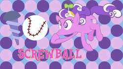 Size: 1920x1080 | Tagged: safe, artist:ecmc1093, derpibooru import, edit, screwball, cutie mark, solo, wallpaper, wallpaper edit