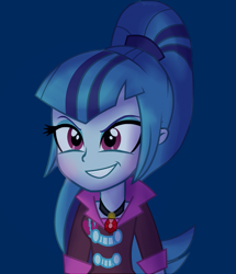 Size: 563x656 | Tagged: safe, artist:wubcakeva, sonata dusk, equestria girls, clothes, female, solo, two toned hair