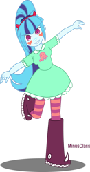 Size: 647x1233 | Tagged: safe, artist:minusclass, sonata dusk, equestria girls, clothes, cosplay, costume, solo, sonata butterfly, star vs the forces of evil