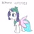 Size: 860x844 | Tagged: safe, artist:cmara, rarity, pony, unicorn, a canterlot wedding, bridesmaid dress, clothes, dress, solo