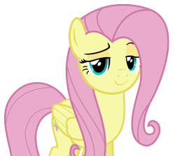 Size: 3500x3135 | Tagged: safe, artist:matthewboyz, fluttershy, pegasus, pony, viva las pegasus, cute, raised eyebrow, shyabetes, simple background, smug, smugshy, solo, transparent background, vector