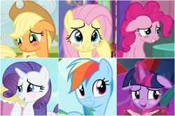 Size: 4000x2676 | Tagged: safe, derpibooru import, screencap, applejack, fluttershy, pinkie pie, rainbow dash, rarity, twilight sparkle, twilight sparkle (alicorn), alicorn, earth pony, pegasus, pony, unicorn, a hearth's warming tail, a trivial pursuit, best gift ever, simple ways, the last roundup, the mysterious mare do well, blushing, book, cute, dashabetes, diapinkes, female, floppy ears, high res, jackabetes, mane six, mare, raribetes, shyabetes, twiabetes