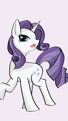 Size: 750x1334 | Tagged: safe, artist:manachaaaaaaaa, rarity, pony, unicorn, female, looking at you, mare, solo