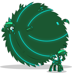 Size: 1024x1037 | Tagged: safe, artist:mlp-trailgrazer, oc, oc only, oc:xwell, alicorn, pony, inflation, male, self ponidox, simple background, solo, transparent background