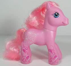 Size: 648x600 | Tagged: safe, pinkie pie, g3, birthday, irl, photo, solo, toy