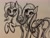 Size: 2162x1655 | Tagged: safe, artist:katkathasahathat, fluttershy, rarity, pegasus, pony, unicorn, monochrome, sketch, talking, traditional art