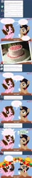 Size: 1236x6924 | Tagged: safe, artist:shinta-girl, oc, oc only, oc:shinta pony, aaron pony, ask, comic, spanish, translated in the description, tumblr