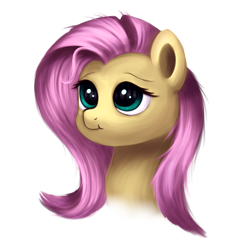 Size: 626x626 | Tagged: safe, artist:flufflelord, fluttershy, pegasus, pony, :t, cute, face, solo