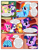 Size: 612x792 | Tagged: safe, artist:newbiespud, derpibooru import, edit, edited screencap, screencap, applejack, fluttershy, pinkie pie, rainbow dash, rarity, twilight sparkle, unicorn twilight, earth pony, pegasus, pony, unicorn, comic:friendship is dragons, book, comic, dialogue, eyes closed, female, freckles, golden oaks library, hat, jumping, mane six, mare, saddle bag, screencap comic, scroll, smiling