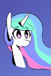 Size: 4866x7228 | Tagged: safe, artist:provolonepone, princess celestia, alicorn, pony, absurd resolution, bust, female, mare, solo