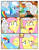 Size: 612x792 | Tagged: safe, artist:newbiespud, derpibooru import, edit, edited screencap, screencap, applejack, rainbow dash, earth pony, pegasus, pony, comic:friendship is dragons, annoyed, arm behind head, bed, clothes, comic, confused, dialogue, female, flying, frown, gritted teeth, hard hat, mare, puffy cheeks, relaxing, sad, screencap comic, weather factory uniform
