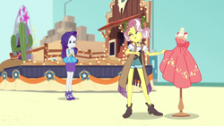 Size: 1920x1080 | Tagged: safe, screencap, rarity, vignette valencia, better together, equestria girls, rollercoaster of friendship, clothes, dress