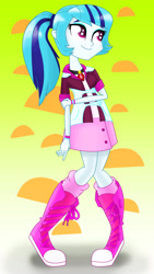 Size: 2160x3840 | Tagged: safe, artist:atomic8497, sonata dusk, equestria girls, clothes, converse, cute, food, shoes, sneakers, solo, taco