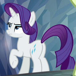 Size: 456x460 | Tagged: safe, screencap, rarity, pony, unicorn, what lies beneath, cropped, plot