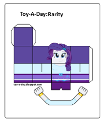 Size: 600x699 | Tagged: safe, artist:grapefruitface1, rarity, equestria girls, arts and crafts, craft, papercraft, printable, toy a day