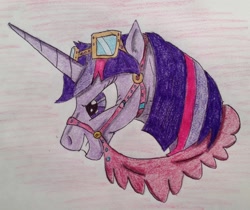 Size: 2046x1722 | Tagged: safe, artist:moonsong18, derpibooru import, twilight sparkle, solo, traditional art