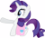 Size: 8000x6761 | Tagged: safe, artist:pilot231, rarity, pony, unicorn, filli vanilli, absurd resolution, canon, cute, eyeshadow, happy, makeup, outstretched hoof, raribetes, saddle bag, simple background, solo, squatting, transparent background, vector