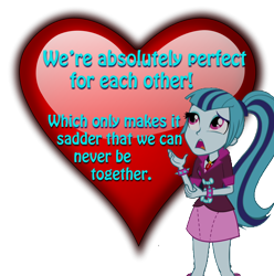 Size: 892x900 | Tagged: safe, sonata dusk, equestria girls, rainbow rocks, clothes, heart, lasty's hearts, ponytail, reality ensues, simple, simple background, skirt, solo, transparent background, valentine, valentine's day