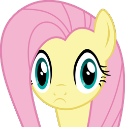 Size: 5438x5526 | Tagged: safe, artist:kevinerino, fluttershy, pegasus, pony, viva las pegasus, .svg available, :c, absurd resolution, disappoint, faic, las pegasus stare, simple background, solo, transparent background, vector