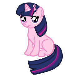 Size: 1000x1000 | Tagged: safe, artist:kuromi, derpibooru import, twilight sparkle, filly, solo