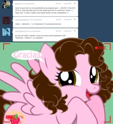 Size: 1236x1356 | Tagged: safe, artist:shinta-girl, oc, oc only, oc:shinta pony, ask, spanish, translated in the description, tumblr