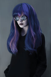 Size: 728x1096 | Tagged: safe, artist:kamiyamayummy, derpibooru import, twilight sparkle, human, cosplay, irl, irl human, photo, sunglasses