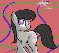 Size: 850x768 | Tagged: safe, artist:mister-markers, octavia melody, earth pony, pony, female, mare, simple background, solo