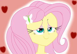 Size: 2000x1400 | Tagged: safe, artist:mofetafrombrooklyn, fluttershy, equestria girls, heart, solo