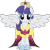 Size: 896x892 | Tagged: safe, artist:blah23z, derpibooru import, rarity, twilight sparkle, twilight sparkle (alicorn), alicorn, pony, alicornified, race swap, raricorn, recolor, solo