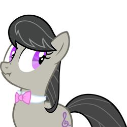 Size: 800x800 | Tagged: safe, artist:necromanteion, octavia melody, earth pony, pony, bowtie, cutie mark, female, liarpony, mare, reaction image, simple background, solo, transparent background, vector