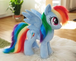 Size: 2760x2232 | Tagged: safe, artist:epicrainbowcrafts, derpibooru import, rainbow dash, pony, high res, irl, photo, plushie, solo