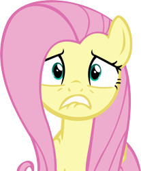 Size: 10197x12338 | Tagged: safe, artist:cyanlightning, fluttershy, pegasus, pony, buckball season, .svg available, absurd resolution, anxiety, simple background, solo, transparent background, vector, worried