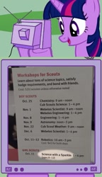 Size: 562x977 | Tagged: safe, derpibooru import, twilight sparkle, exploitable meme, meme, obligatory pony, science, tv meme