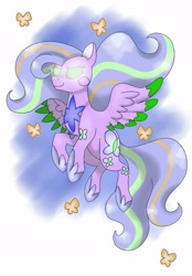 Size: 1234x1772 | Tagged: safe, artist:sweetheart-arts, fluttershy, pegasus, pony, glowing eyes, pokémon, rainbow power, shiny pokémon, solo