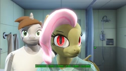 Size: 1280x720 | Tagged: safe, fluttershy, anthro, bat pony, fallout equestria, 3d, fallout, fallout 4, flutterbat, game mod, race swap